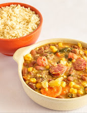 Cachupa com arroz